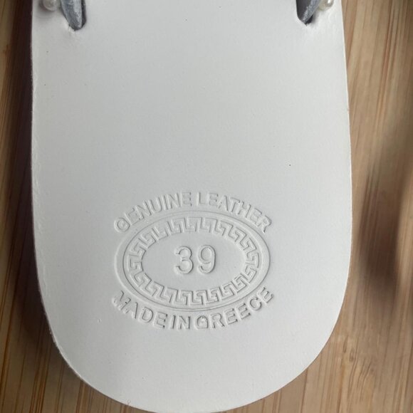 White bridal sandals women's size 8 (brand new) - Picture 7 of 8